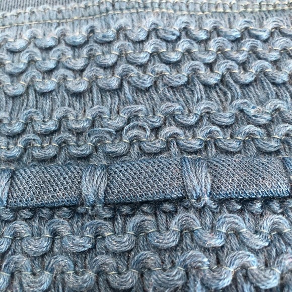 Vintage Henry Rosenfeld Skirt & Top Sweater Knit 50's Outfit Matching Set Blue - Picture 5 of 16